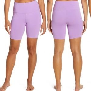 ALO High-Waist Biker Shorts Purple - XXS